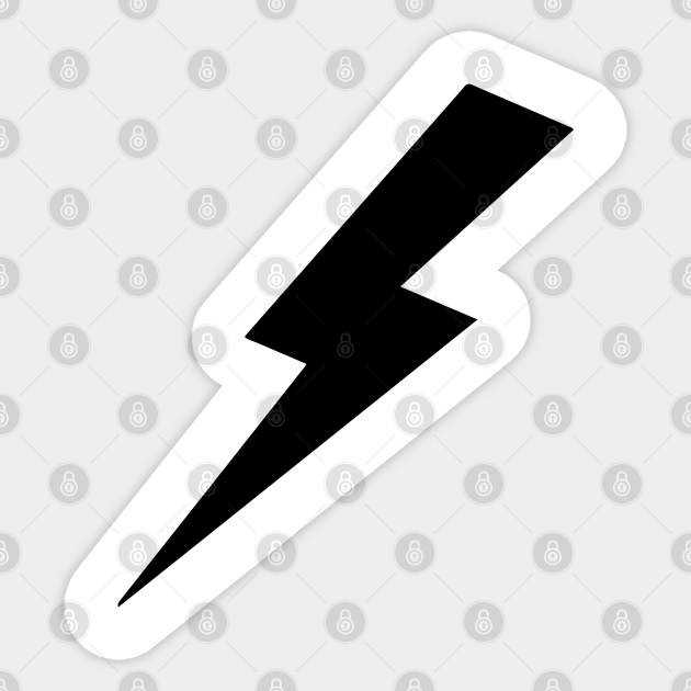 Lightning Bolt Lightning Bolt Sticker TeePublic